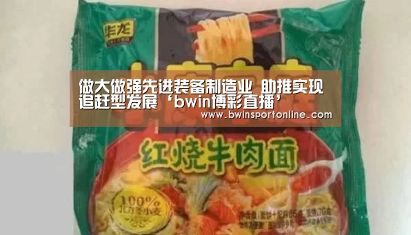 做大做强先进装备制造业 助推实现追赶型发展‘bwin博彩直播’(图2) bwin必赢体育